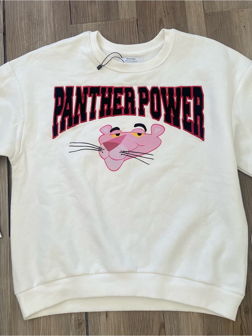 Pink Panther “Panther Power” Graphic Sweatshirt